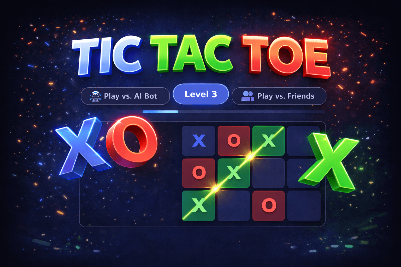 Tic-Tac-Toe – PvP Friends